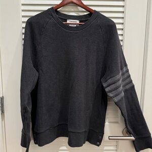 Thom Browne 4-Bar Waffle Knit Crewneck